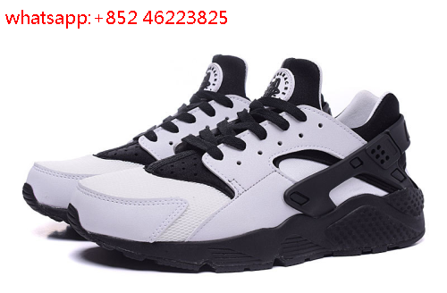 huarache noire et blanche