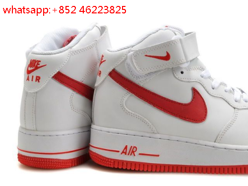 Air force montante rouge Clearance